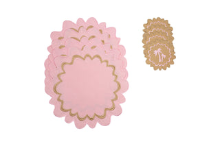Paloma Bundle Set (4'lü Amerikan Servis & Bardak Altlığı Seti)